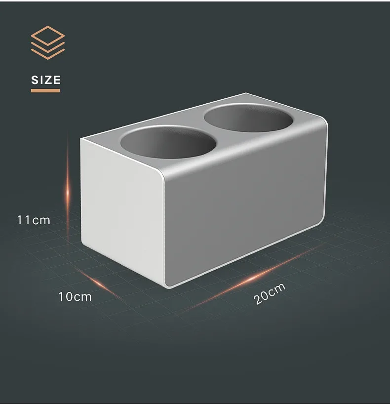 bathroom finishing brush hair dryer rack wall mounted shelf makeup storage nailless toothbrush holder shower organizer free global shipping