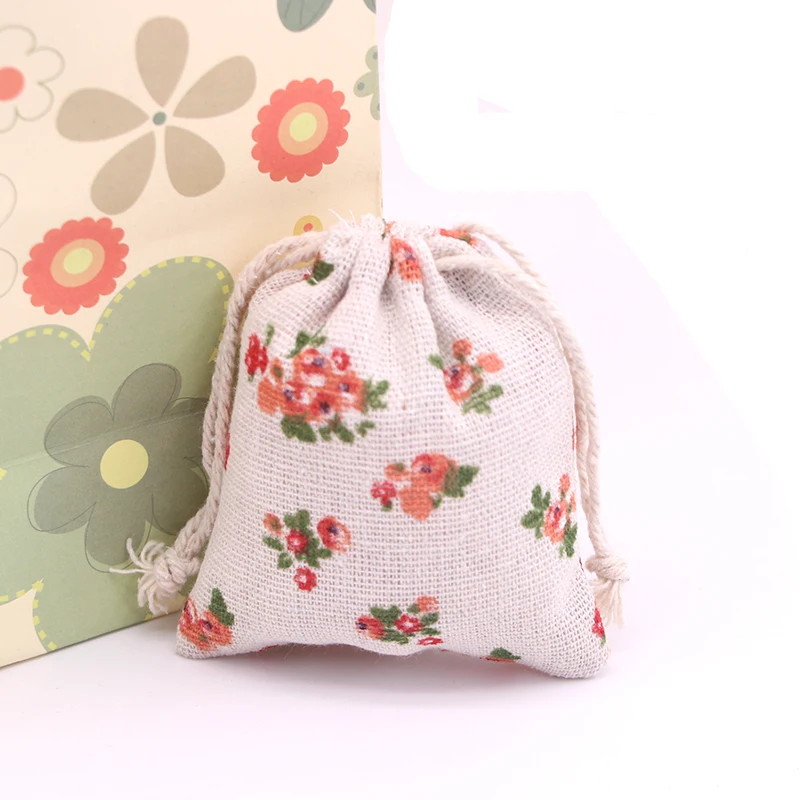 Хлопковые подарочные мешки 5 шт.