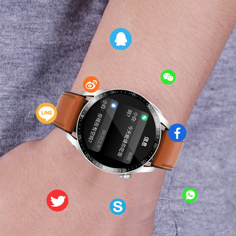 Новинка 2022 смарт-часы с NFC мужские спортивные часы Bluetooth и фитнес-трекером