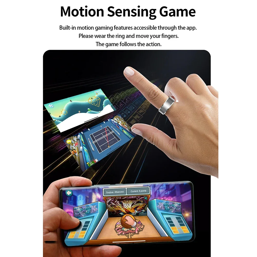 Умное кольцо для мужчин и женщин HUAWEI XIAOMI SAMSUNG монитор сердечного ритма кровяного