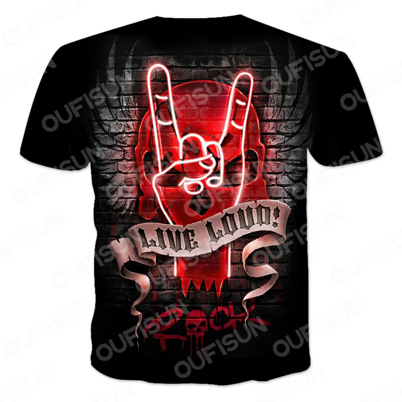 

New Selling 3D printing Skull Men And Women O-Neck Oversized T-Shirt Casual Short Sleeve Summer Breathable All-Match T-Shirts