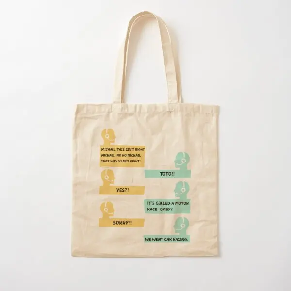 

Холщовая Сумка Toto And Michael Masi для радиогонок, Модная Складная Повседневная Дамская сумочка-тоут на плечо, с принтом в стиле унисекс