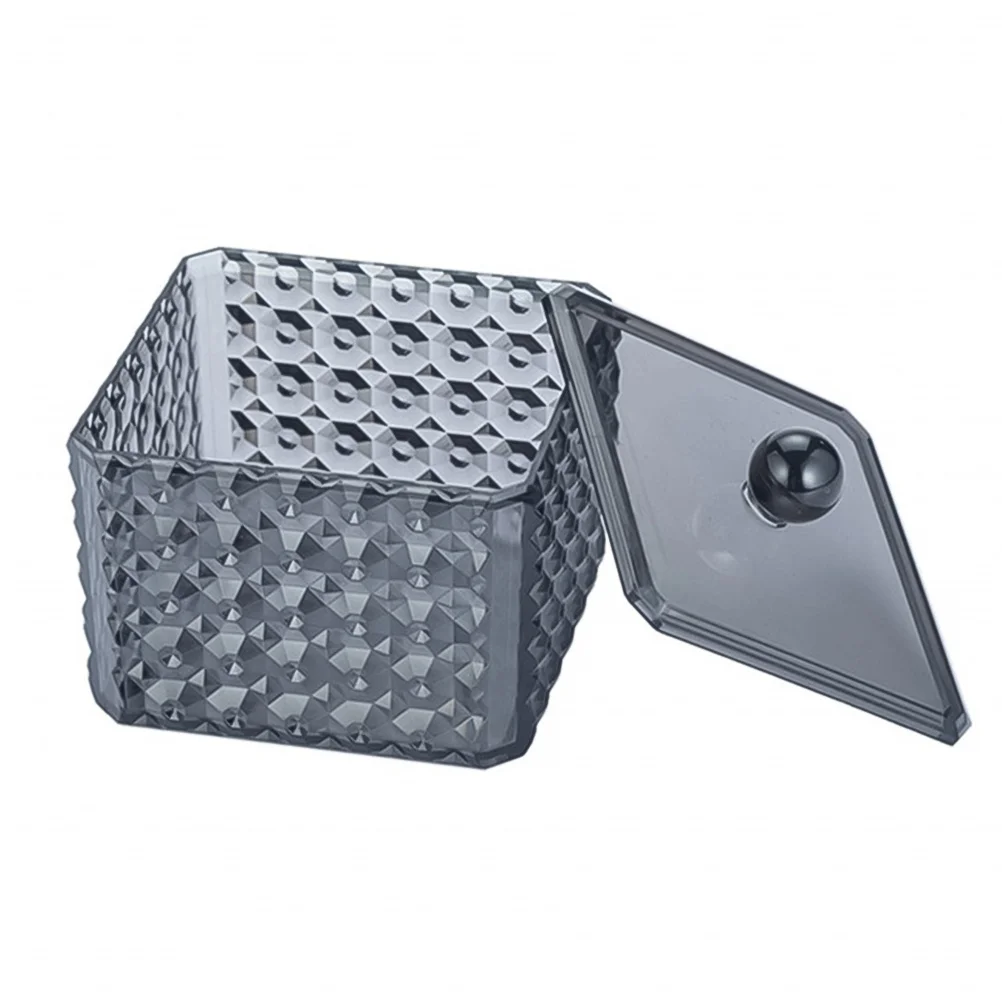 

Cotton Storage Holder Box Acrylic Swab Jar Case Tip Toothpicks Container Apothecary Jewelry Bathroom Accessories Organizer