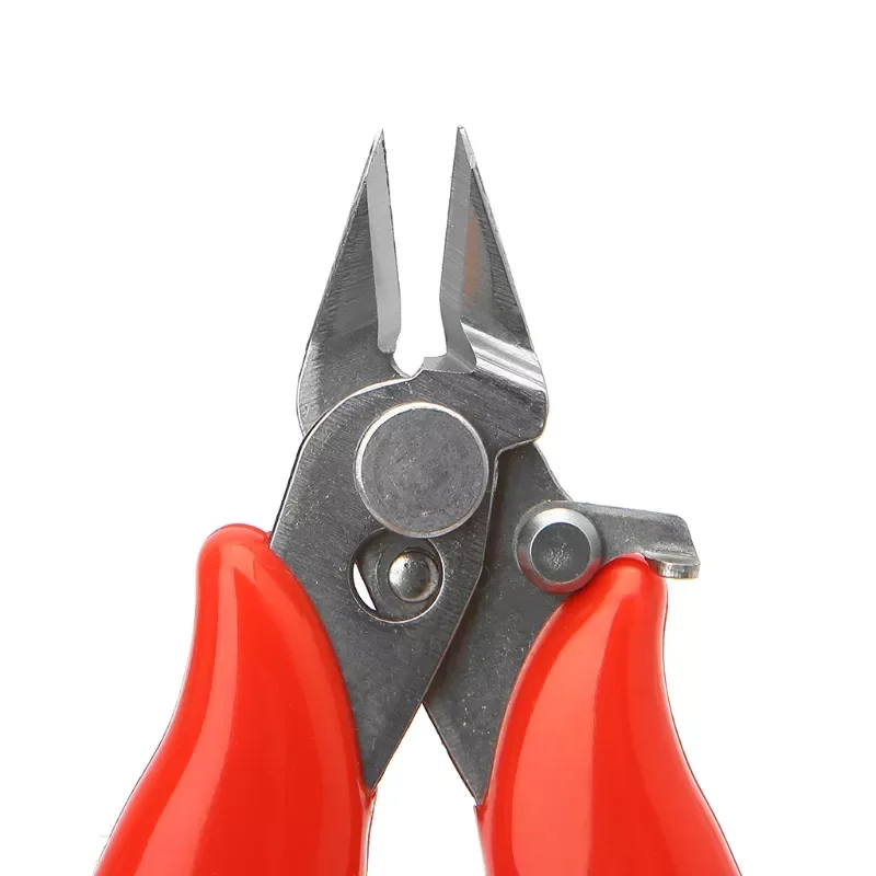 

Diagonal Pliers 3.5 Inch Mini Wire Cutter Small Soft Cutting Electronic Insulating Rubber Model Hand Tools Wire Stripper
