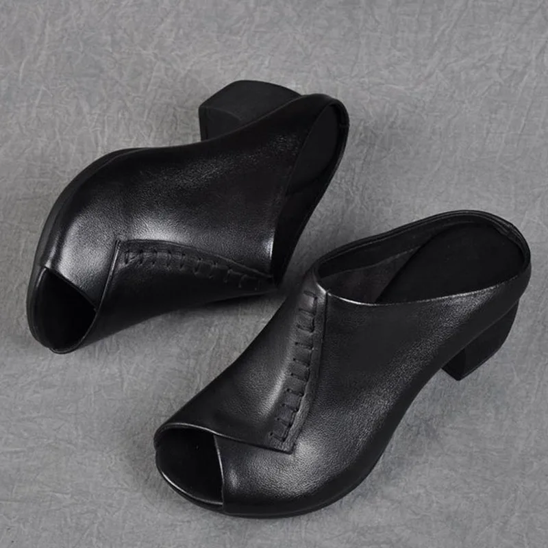 Women Sandals Women Heels Sandals 2023 Elegant Woman Shoes With Low Heels Zapatos Mujer Summer Sandals Women Mules Ladies Shoes