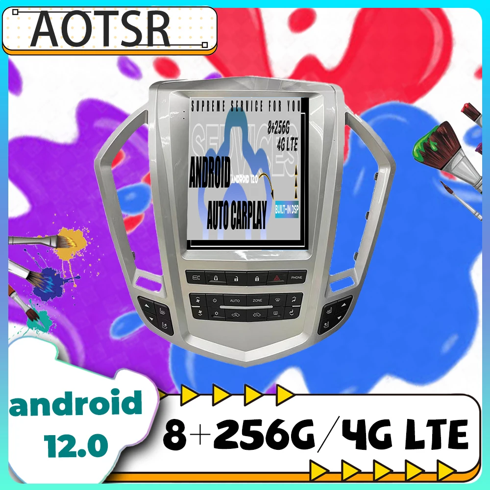 

9.7 Inch Android 12.0 Car Radio For Cadillac SRX 2008 - 2012 QLED Tesla Screen GPS Navi Multimedia Player Stereo Head Unit