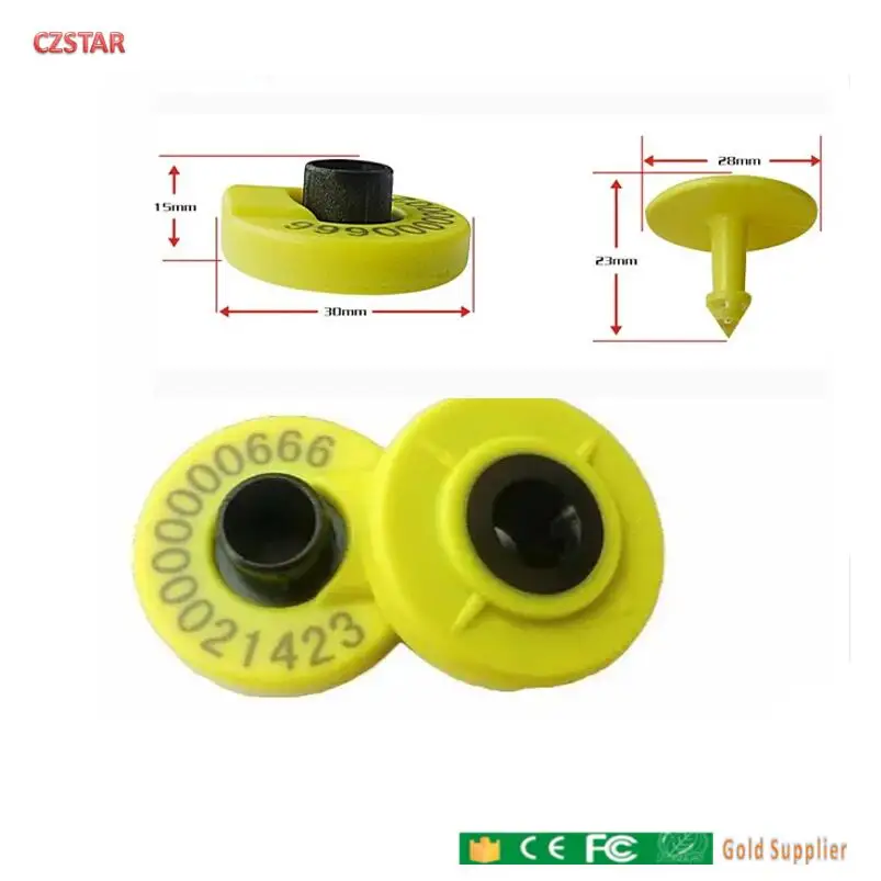 CZSTARRFID ушные бирки для животных UHF RFID