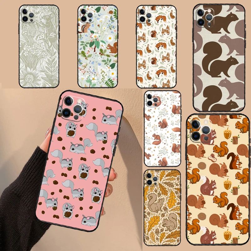 Фото Чехол с рисунком белки для Samsung Galaxy M14 M54 M34 M13 M15 M36 M55 M35 M56 M16 M31 M11 M53 M12 M32 M52 M06 №1