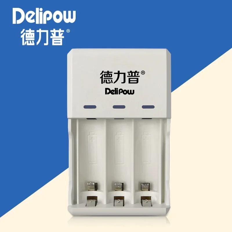 Фото Новый Delipow с тремя слотами 5, нет. 7. Зарядное устройство для аккумуляторной батареи. Универсальное зарядное устройство. Оригинальные игрушки. Литий-ионный аккумулятор. №1