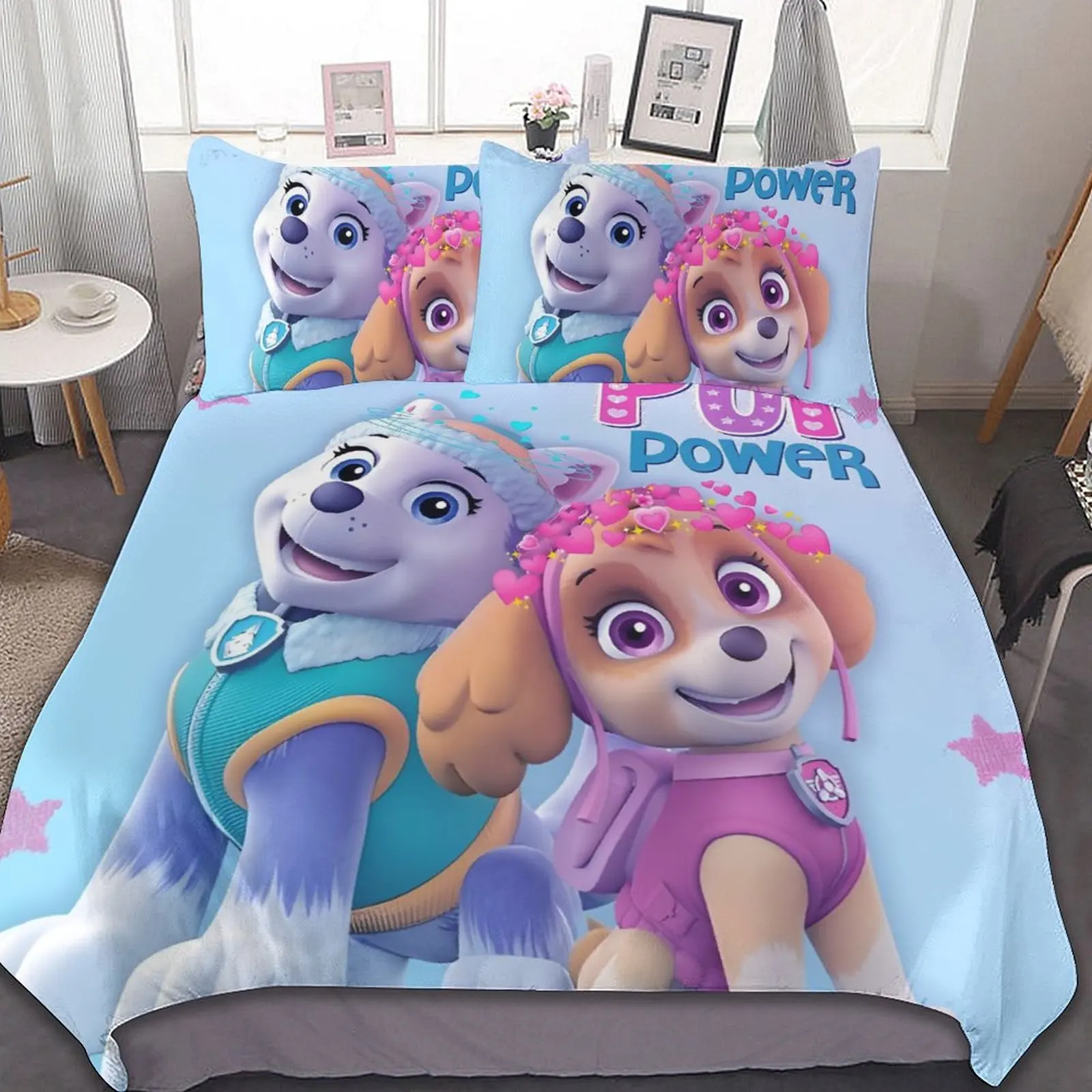 

Paw Patrol Duvet Cover Cute Dog Puppy Bedding Set Quilt Comforter Pillow Case Bedclothes Children Kid Boy Bed Bedroom Set