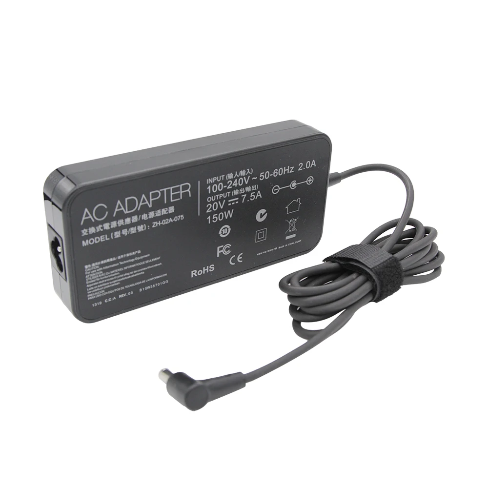 20v 7 5a 150w 6 03 7mm charger ac notebook laptop adapter for asus rog fx95d vx60g tuf gaming a15 fx506lu fx705g fx86fe t9750 free global shipping
