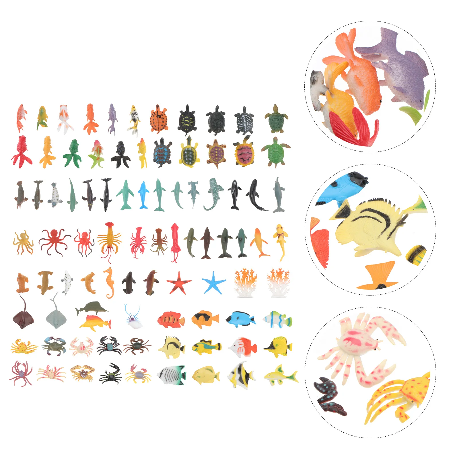 

88pcs Mini Animal Realistic Similation Ocean Animals for Children Toddler