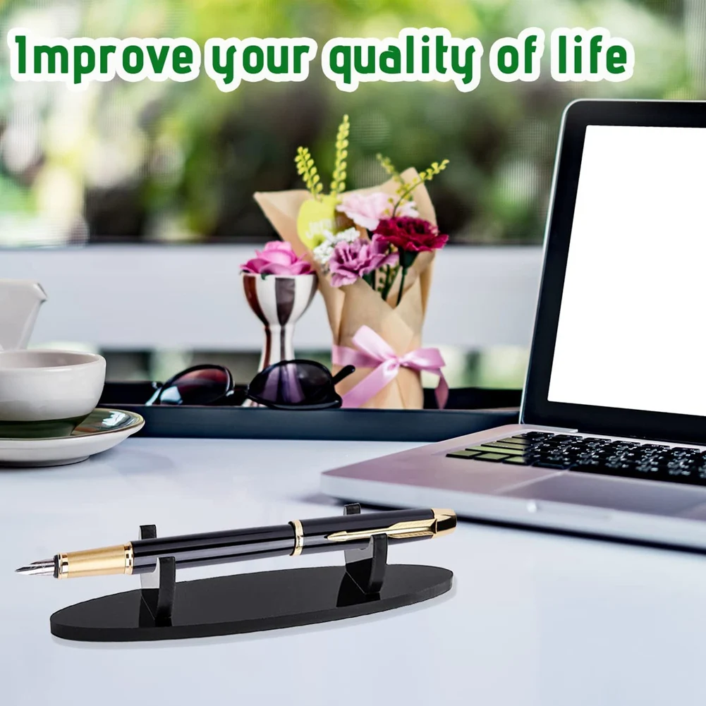 

4 шт., прозрачный акриловый держатель для ручек и карандашей