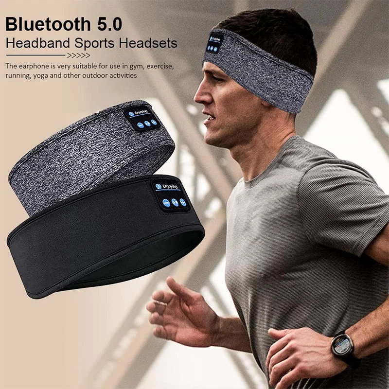 

Беспроводные Bluetooth-наушники, Спортивная тонкая мягкая эластичная Удобная Музыкальная гарнитура, маска для сна для глаз