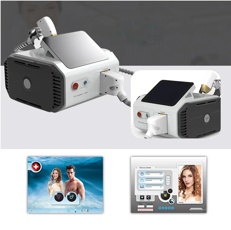 Портативный высокомощный диодный лазер 808 нм профессиональное удаление волос Tria