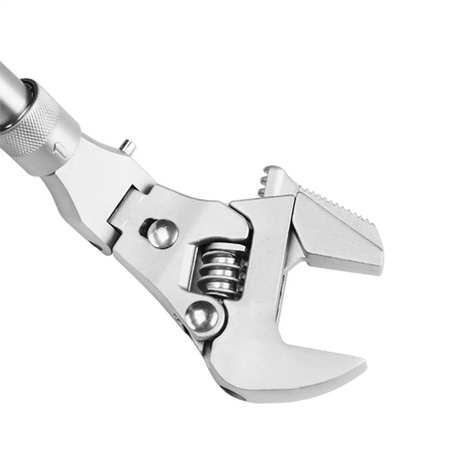 

5 IN 1 Locking Adjustable Wrench Anti Slip Mechanism Hand Tool 10 inch