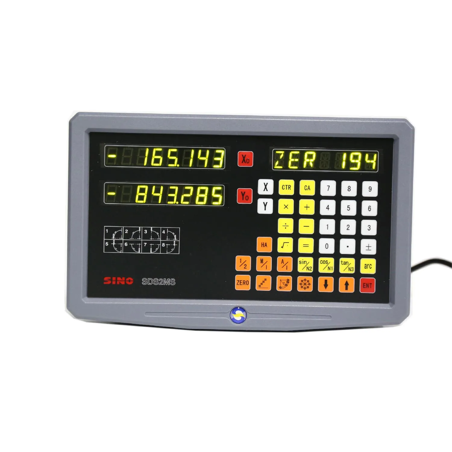 Sino Sds2ms Axis Digital Readout Dro Display para x y z Machados Instrumentos de medição de nível