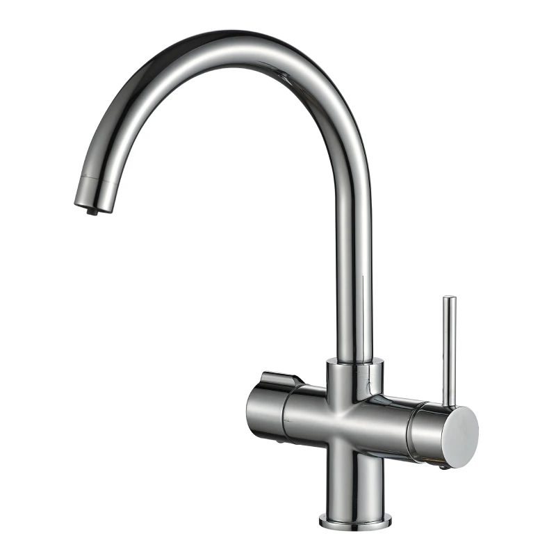 SANIPRO cupc approved cheap price black and fold kitchen faucet with seperate sprayer enlarge