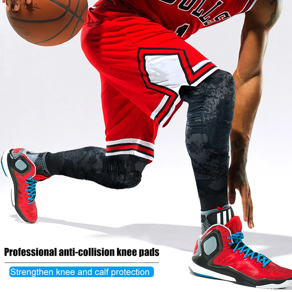 1 шт. спортивные баскетбольные наколенники длинные мягкие футбольные