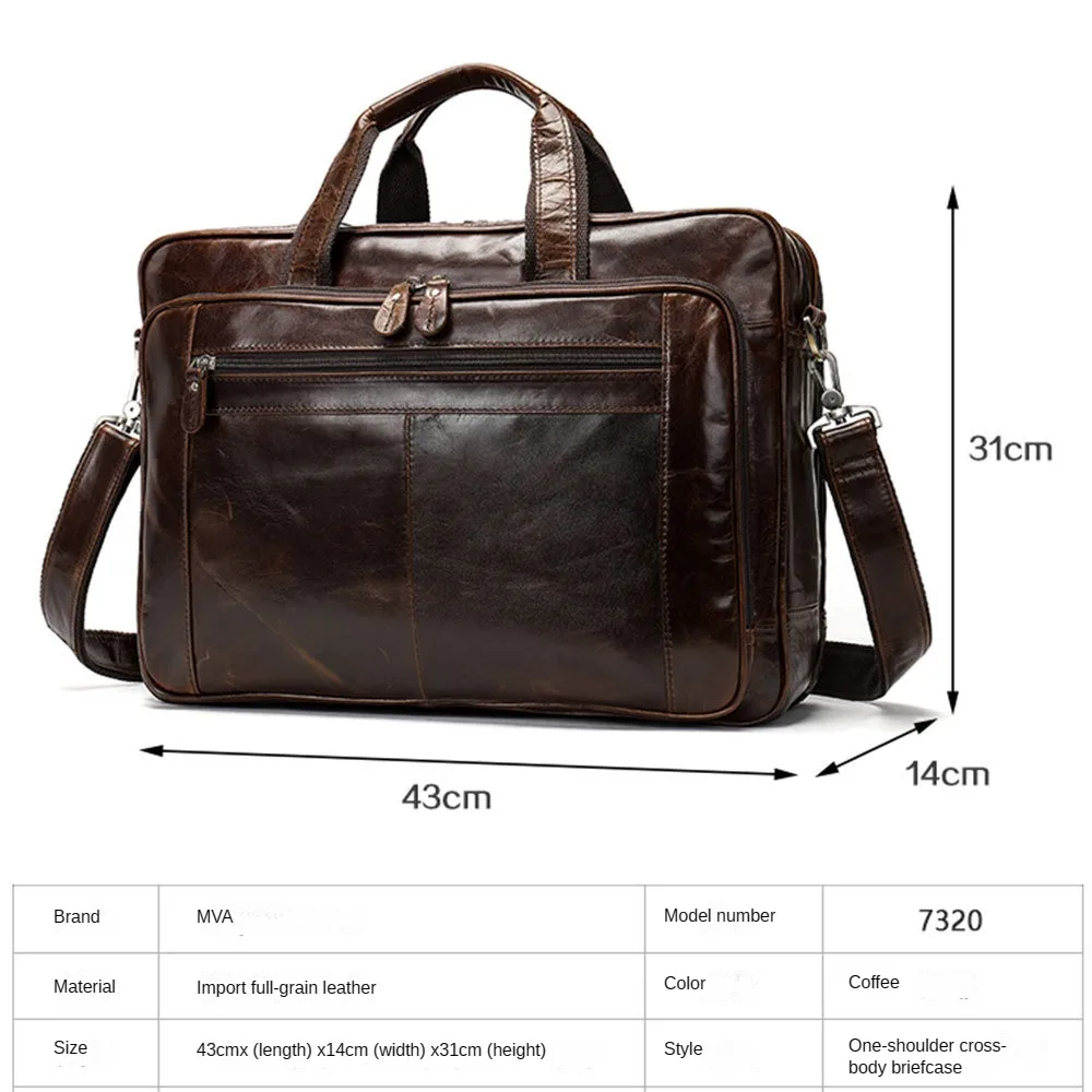 Multi-Function Fashion Genuine Leather men Shoulder Bag Leather Messenger Bag Men Crossbody Bag Tote Handbag Duffle Bag Weekend