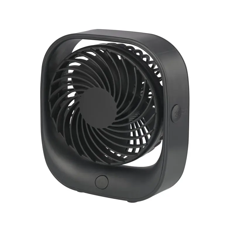 

Rechargeable USB Portable Tabletop Fan in Black, Head Swivels Vertically Suction fan for window Ventilador portatil recargable p