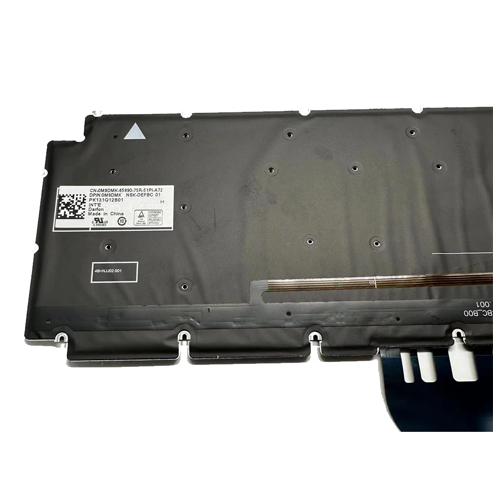 Фото Для DELL G15 5510 5511 5515 5520 0H4XRJ с подсветкой новая клавиатура США для ноутбука №5