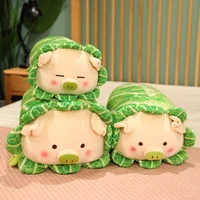 25cm vegetables pig plush dolls baby cute animal dolls soft cotton stuffed home soft toys sleeping mate stuffed toys kawaii