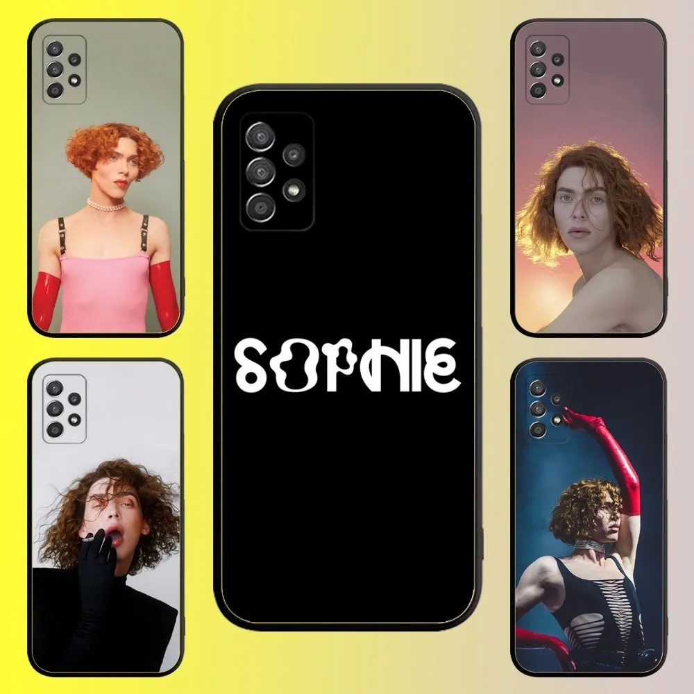 Sophie Music Producer Phone Case For Samsung Galaxy A13 A21s A22 A31 A32 A52 A53 A71 A80 A91 Soft Black Shell