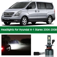 car canbus headlamp light for hyundai h1 starex 2004 2005 2006 2007 2008 led headlight bulbs low high beam lighting accessories