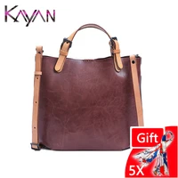 new high quality genuine leather womens handbag ladies shoulder bag fashion large capacity tote vintage female bag