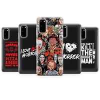 horror movie phone case for samsung a30 a21 s a12 a51 a52 a71 a70 a50 a40 a31 transparent cover