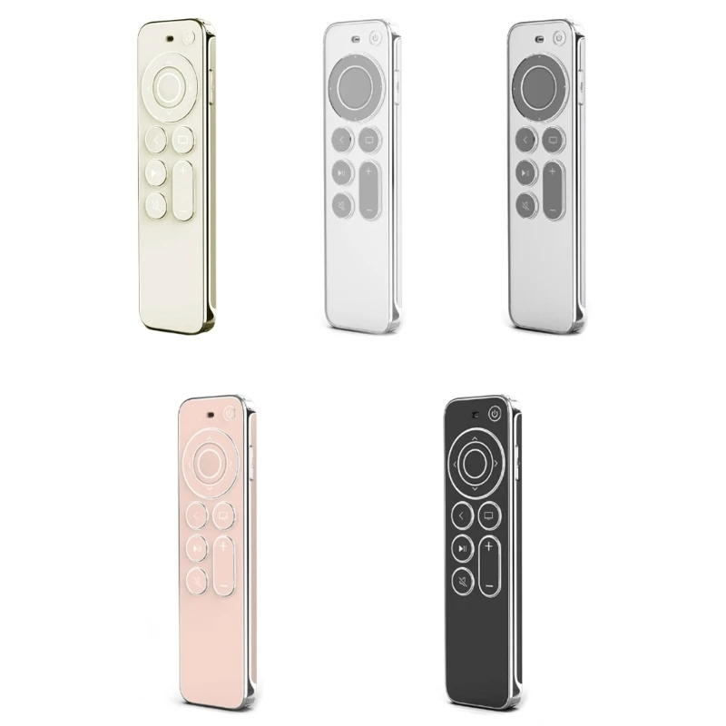 

Soft Plating TPU Remote Control Protective For TV Remote 2/Siri Remote 2 Anti-fall Dustproof Cover Replacement