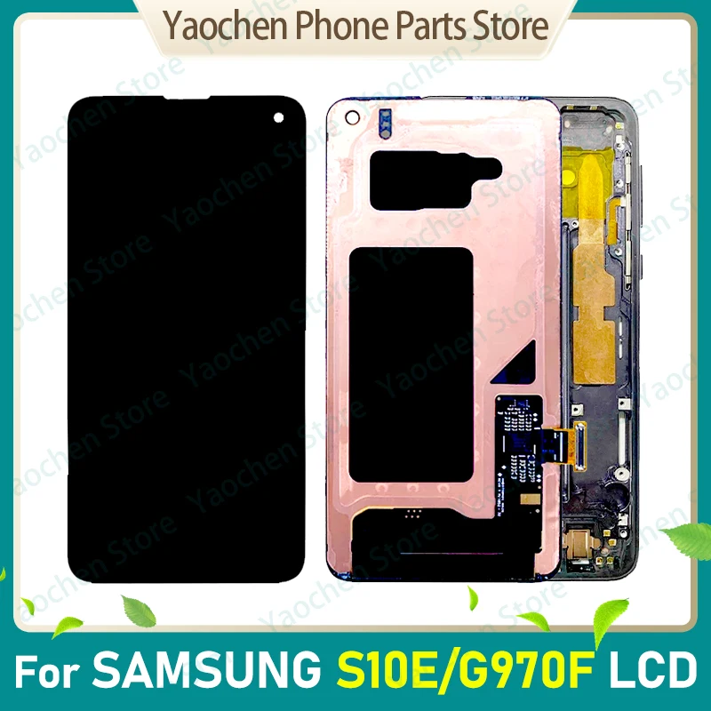 

original S10e Full working lcd For Samsung Galaxy S10e G970F U LCD Touch Screen AMOLED Display Digitize Assembly Replacement