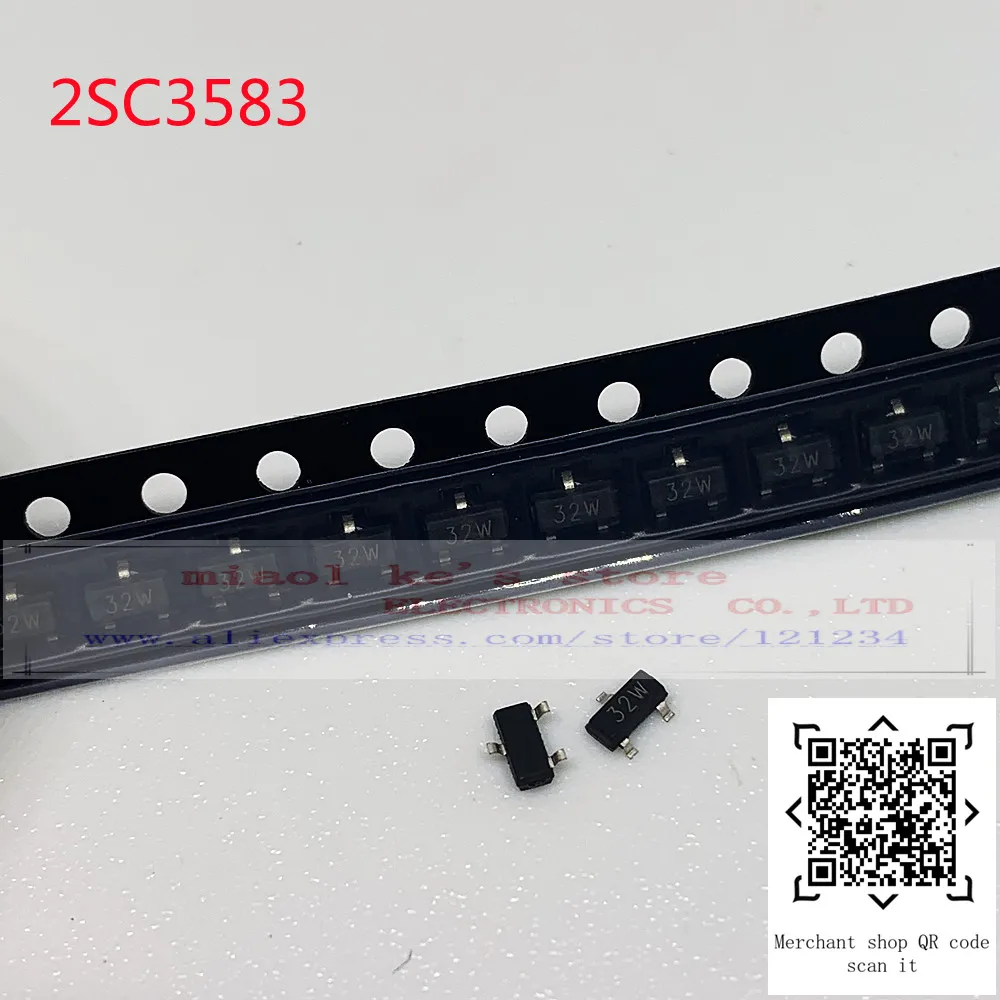 

[10 шт.] 100% Новый оригинал: 2SC3583-T1B-A 2SC3583 C3583 - RF TRANS NPN 10 в 9 ГГц SOT23