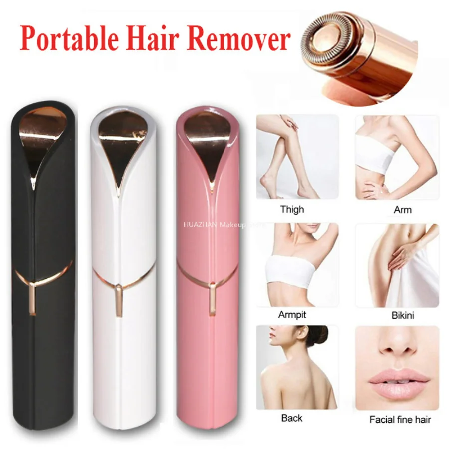 Mini Electric Eyebrow Trimmer Painless Body Eye Brow Razor Women Depilator