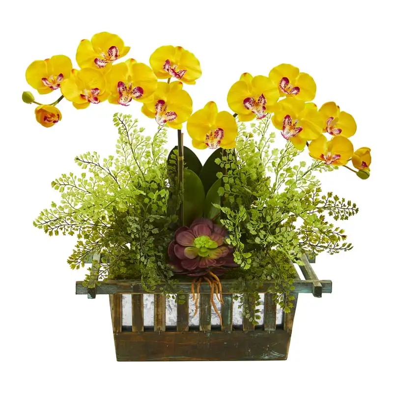 

Succulent and Maiden Hair Artificial Arrangement