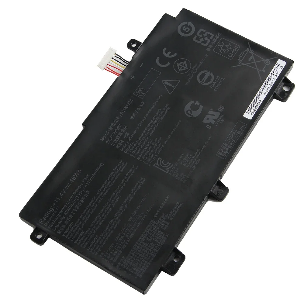 Новая сменная батарея B31N1726 для ASUS FX86 FX80G FX80GEGD8750 FX505 FX505GE FX95G FX80 FX505G FX504G FX86FM TUF 4240 мАч (art.: 3920ced40f5df) - 3920ced40f5df