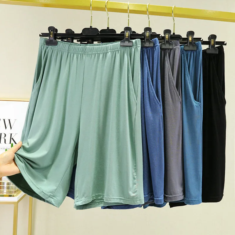 

Women Japanese Size Cozy Shorts Homewear Big Sleepwearpant Casual Motion Short Mom Pyjama Ventilate Summer Style Loose Knee