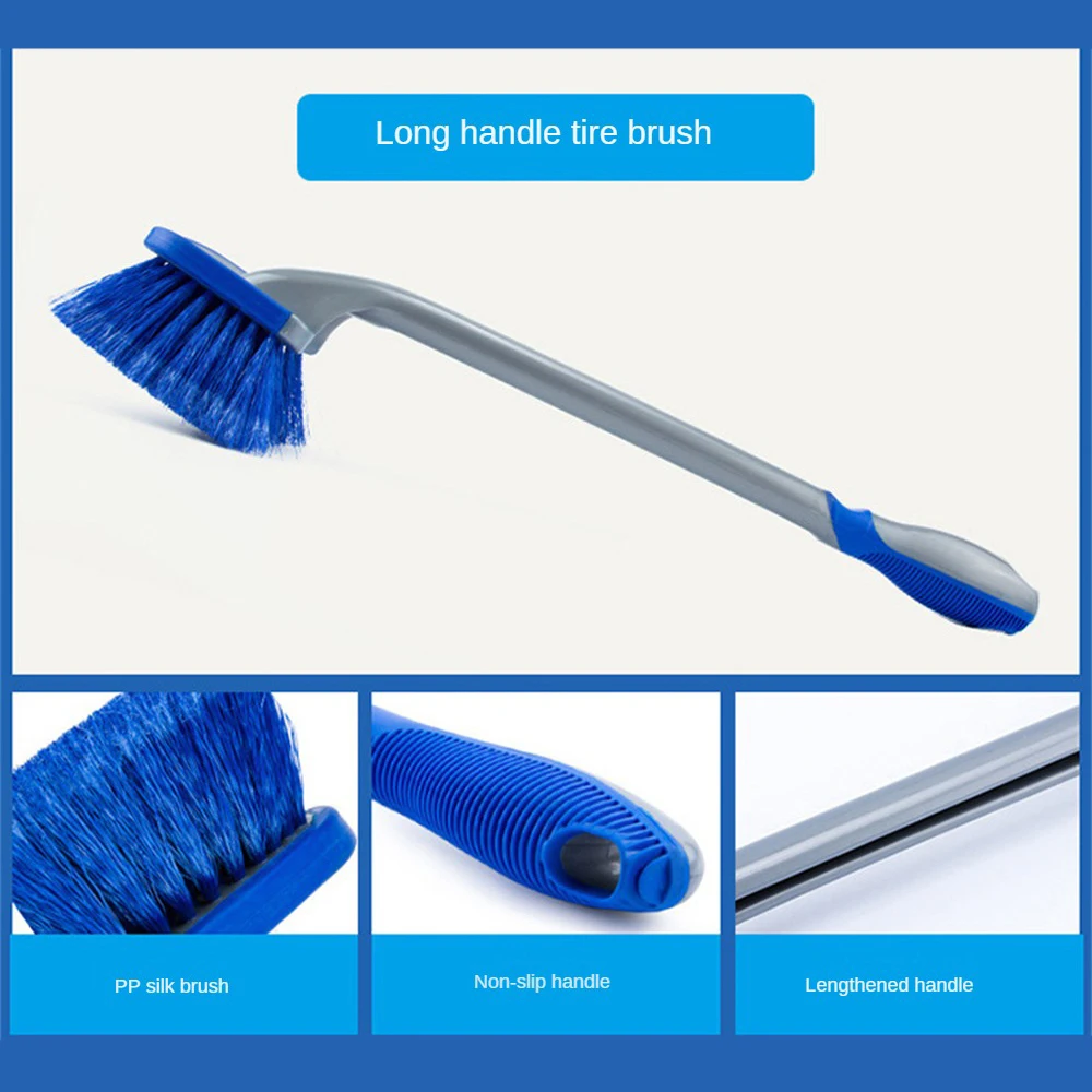 

Close Hair Steel Ring Brush Super Rich Bristles Can Absorb Rich Car Fluid Cleaning Brush Durable Portable And Easy To Carry