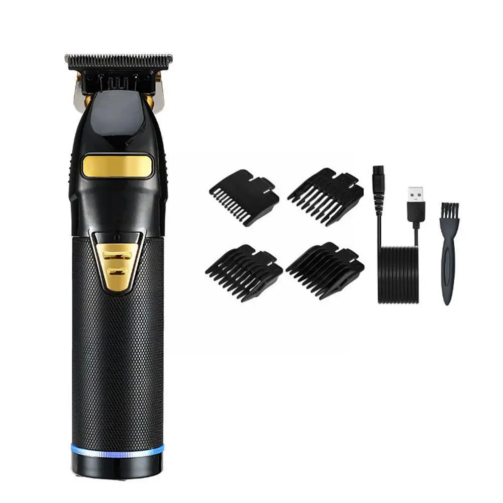 Professional Hair Trimmer Gold For Men Rechargeable Barber Cordless Hair Cutting T Machine Hair Styling Beard Trimmer enlarge