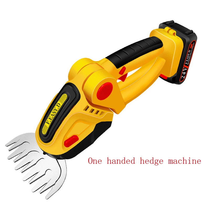 Hand Held Electric Fence Shears Wireless Charging Grass Cutting Machine Lithium Battery Single Handed Hedge Machine Lawn Mower