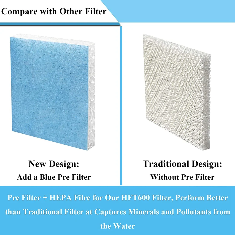 4 шт. HFT600 влагоотводящие фильтры для увлажнителя T совместимые с увлажнителем