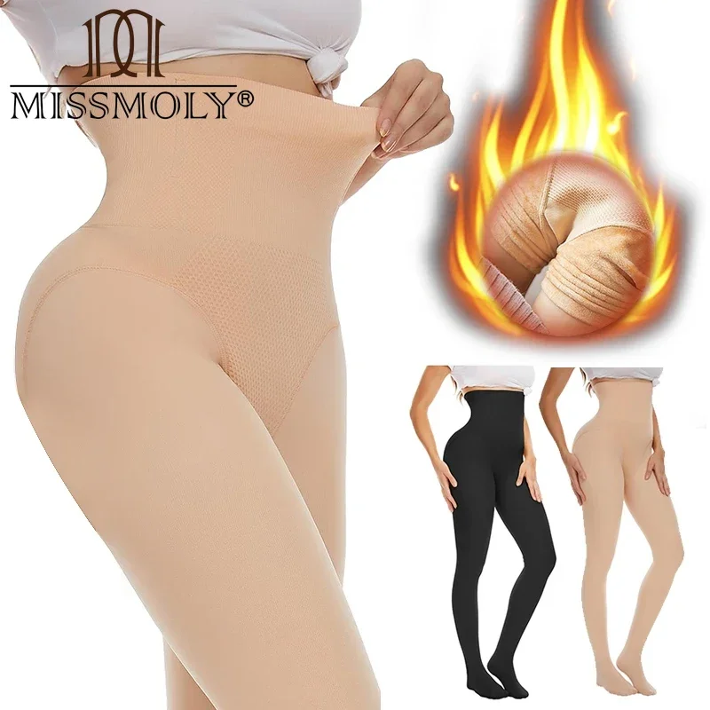 MISSMOLY женское термобелье брюки формирователь ног леггинсы на флисовой подкладке