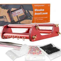xuqian hot selling 20267cm with weaving beading machine wooden bead loom for women make necklaces bracelets tools l0118