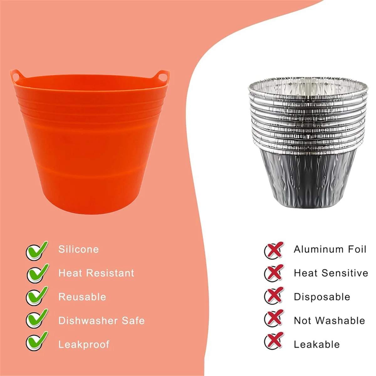 Силиконовые вкладыши для ведра смазки гриля Traeger/Pit BOSS Pellet Smoker Grill многоразовый