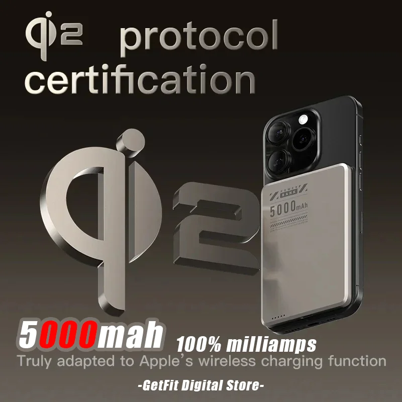 Ультратонкий внешний аккумулятор PD20W для беспроводного портативного зарядного