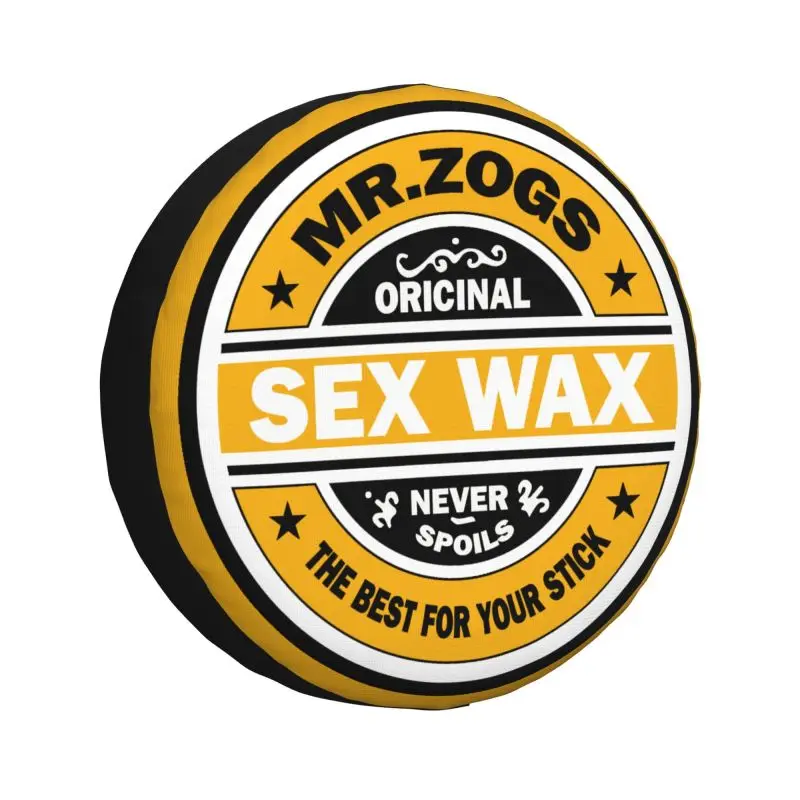 

Mr Zogs Sex Wax Spare Wheel Cover for Mitsubishi Pajero 4WD Trailer Custom Surfing Surf Gift Tire Protector 14" 15" 16" 17" Inch