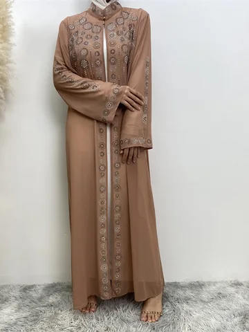 Модные мусульманские платья Рамадан Abaya Eid, мусульманский халат, Турецкая женская одежда Ближнего Востока Дубай, кафтан, черные абаи для женщин, Niqa