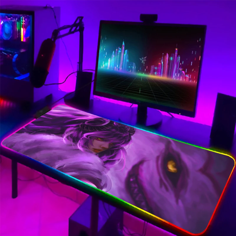 

Большой RGB коврик для мыши Sexy Beauty, резиновый Настольный коврик для ноутбука 400 х900 см, игровой коврик для мыши, аксессуары для игрового компью...