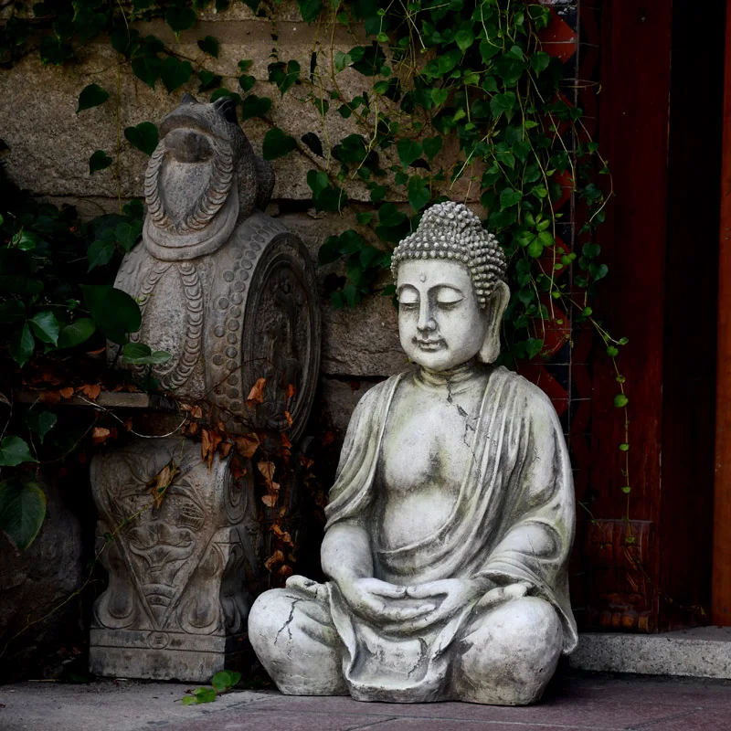 Exterior Garden Decoration Chinese Ornament of Buddha Outdoor Garden For Summer House and Garden Statues and Sculptures